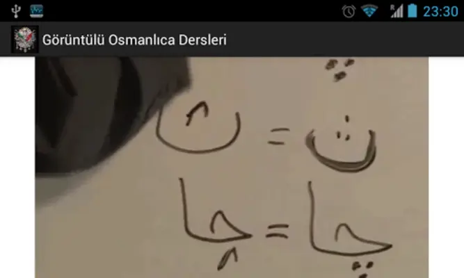 Görüntülü Osmanlıca Dersleri android App screenshot 9