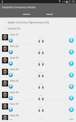 Görüntülü Osmanlıca Dersleri android App screenshot 3