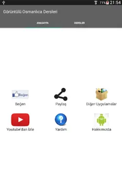 Görüntülü Osmanlıca Dersleri android App screenshot 4