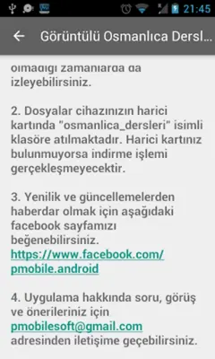 Görüntülü Osmanlıca Dersleri android App screenshot 5